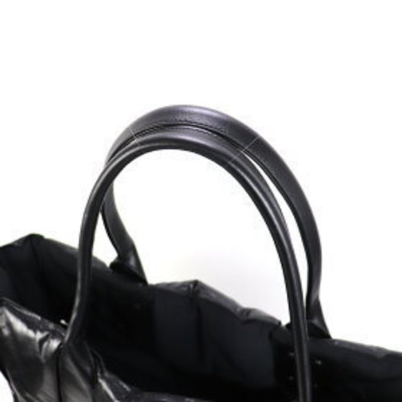 Bottega Veneta Intrecciato Squash Tote Black Handbag Maxi Cassette - Picture 7 of 13